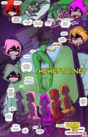 Teen titans hentai cover